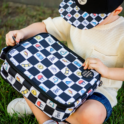 Little Renegade Company Insulated Lunch Bag - Checkmate *PREORDER*
