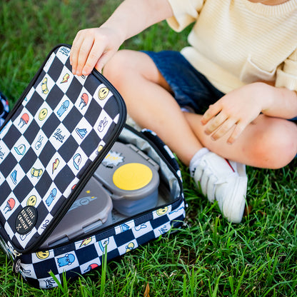 Little Renegade Company Insulated Lunch Bag - Checkmate *PREORDER*