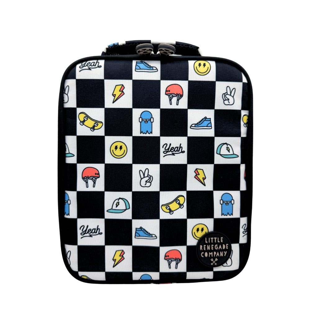 Little Renegade Company Insulated Lunch Bag - Checkmate *PREORDER*
