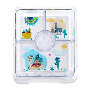 Citron Snack box Bento style - 4 compartments with Accessories