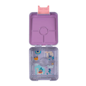 Citron Snack box Bento style - 4 compartments with Accessories