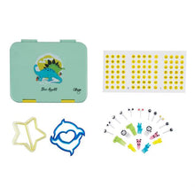 Load image into Gallery viewer, Citron Lunch box Bento Style - 4 compartments with Accessories