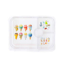 Load image into Gallery viewer, Citron Lunch box Bento Style - 4 compartments with Accessories