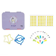 Load image into Gallery viewer, Citron Lunch box Bento Style - 4 compartments with Accessories