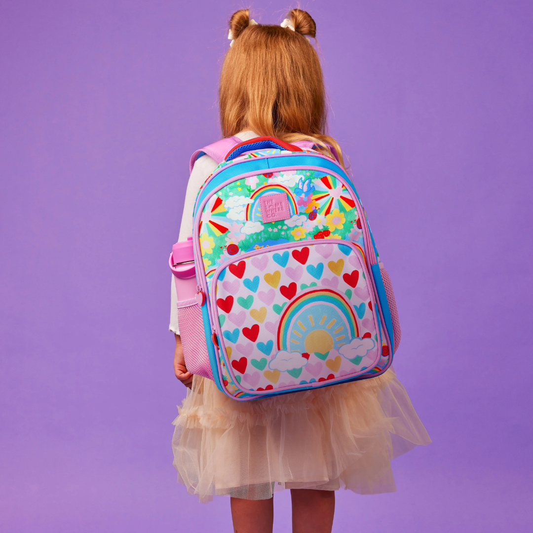 The Somewhere Co Mini Explorer Backpack - Rainbow Garden
