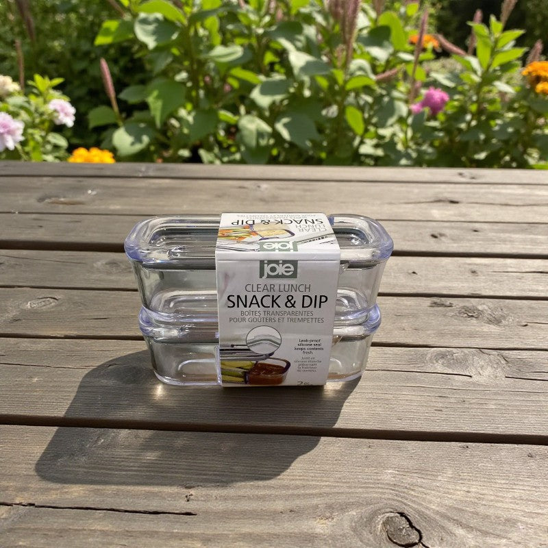 Joie Clear Lunch Snack & Dip - 2 Pack