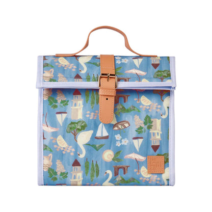 The Somewhere Co Lunch Satchel - Swan Lake
