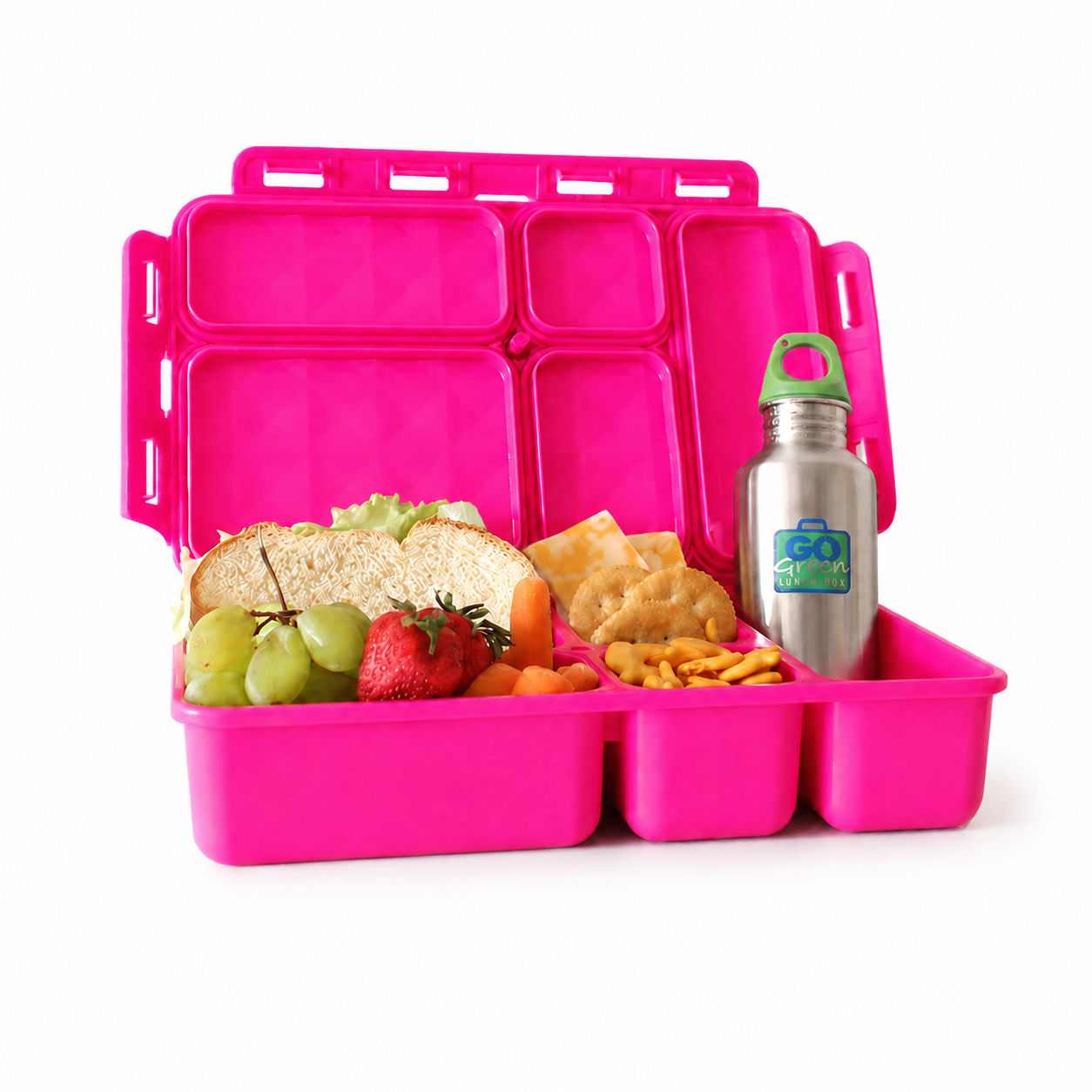 Go Green Original Lunch Box Set - Flamingo