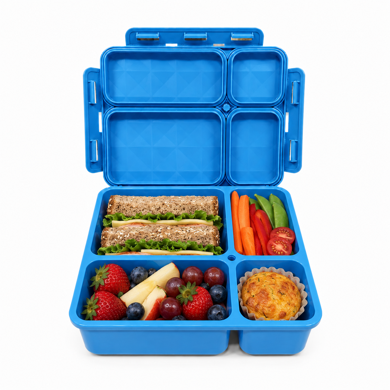 Go Green Medium Lunch Box - Assorted Colours