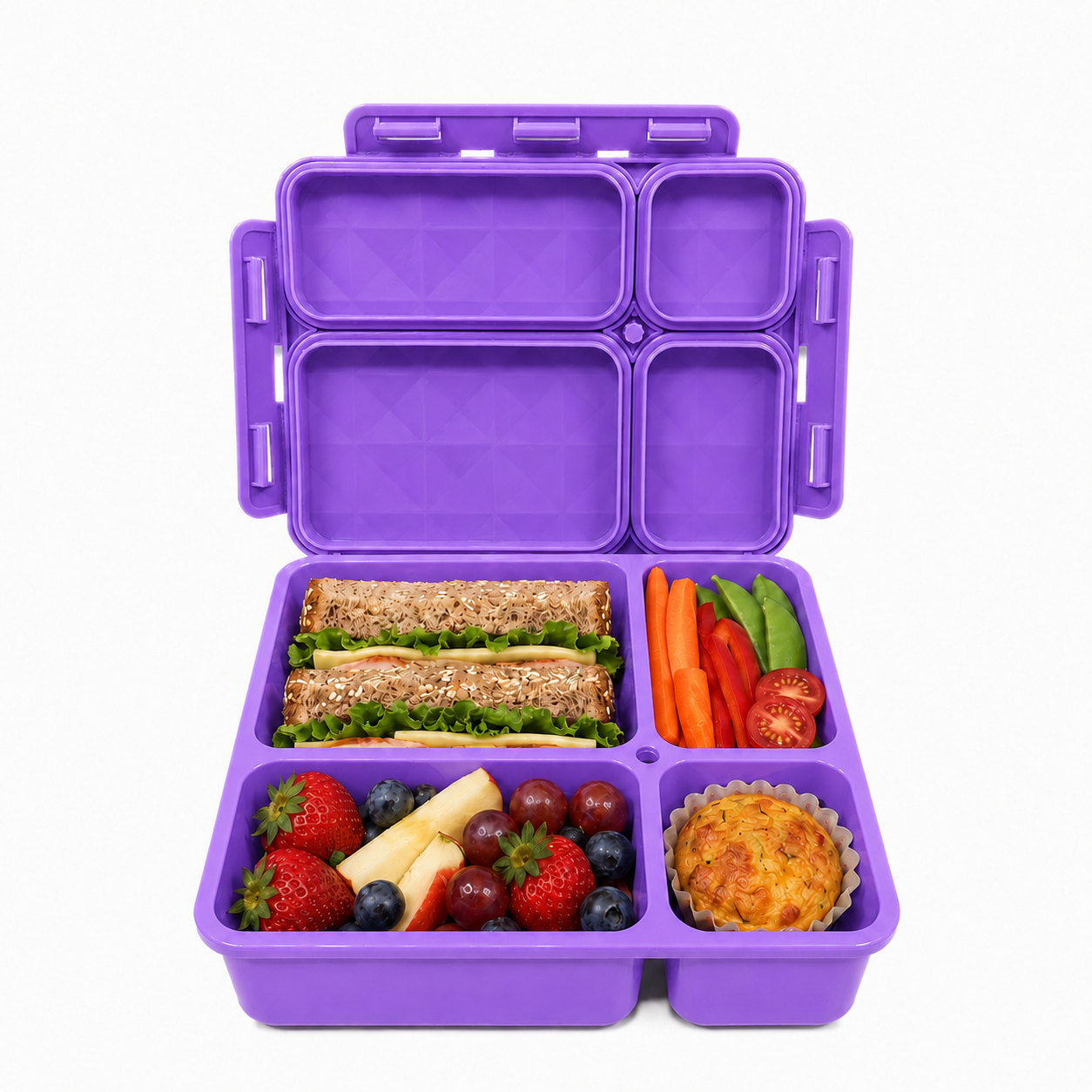 Go Green Medium Lunch Box - Assorted Colours