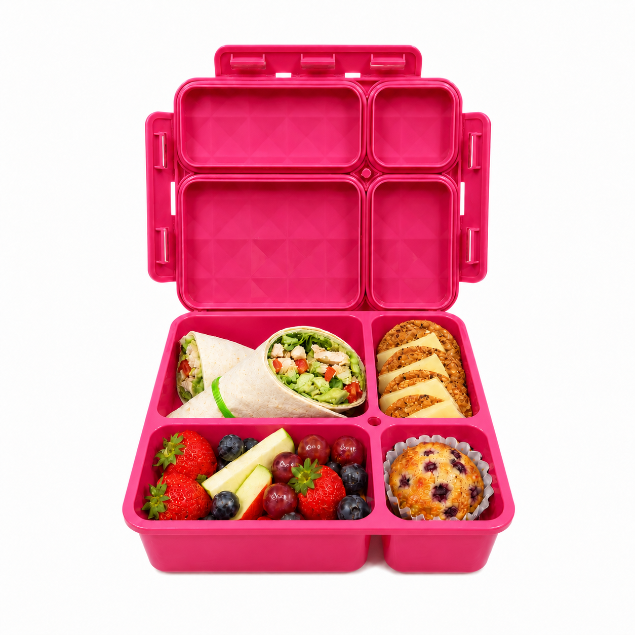 Go Green Medium Lunch Box - Assorted Colours