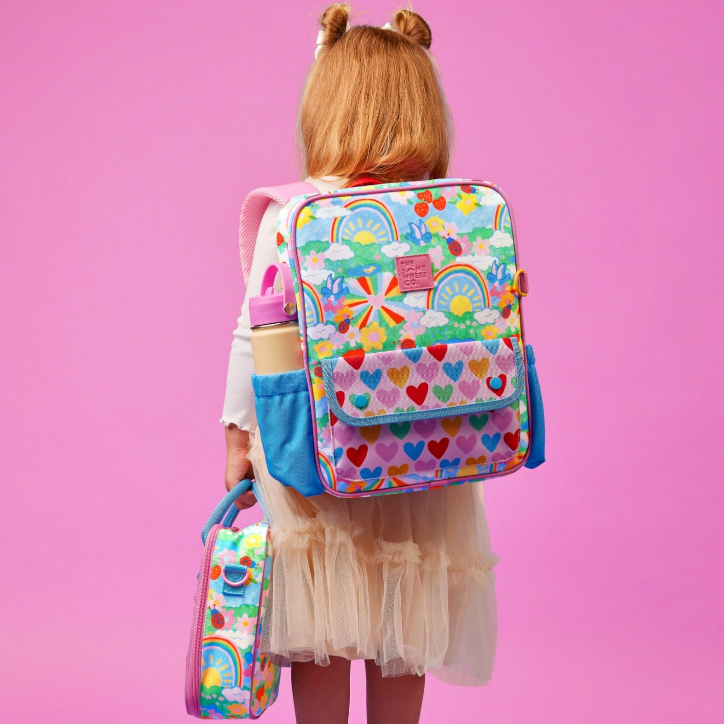 The Somewhere Co Mini Adventure Backpack - Rainbow Garden