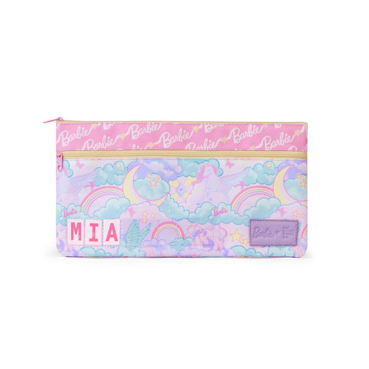 The Somewhere Co Mini ID Pencil Case - Barbie Unicorn Fantasy