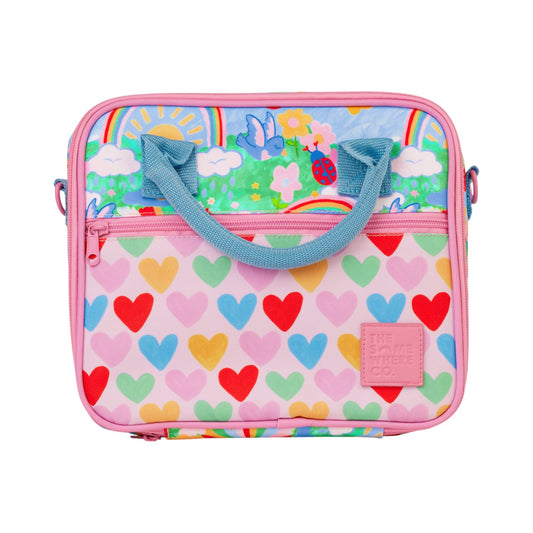 The Somewhere Co Mini Lunch Case - Rainbow Garden
