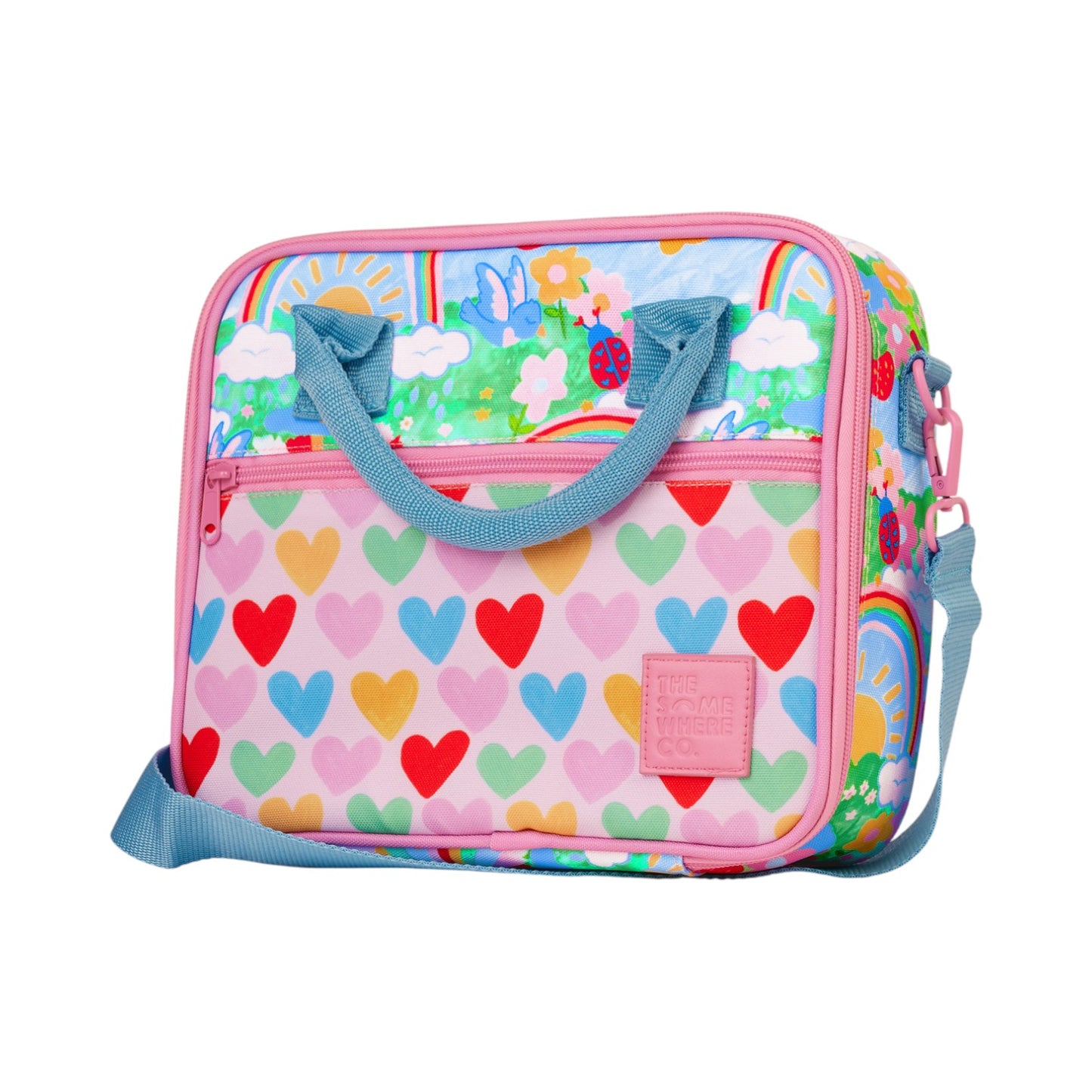 The Somewhere Co Mini Lunch Case - Rainbow Garden