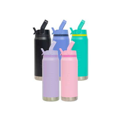 MontiiCo Sport 750ml Drink Bottle - Assorted Colours *PREORDER*