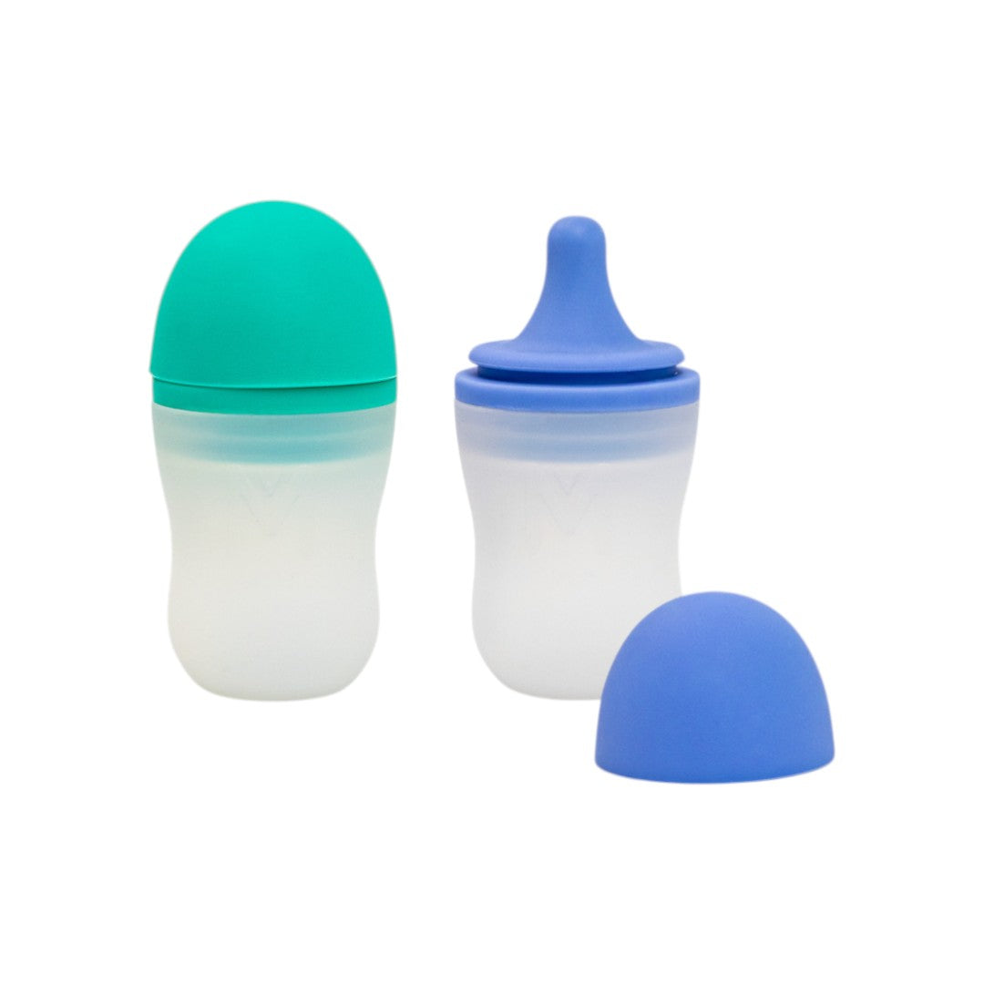 MontiiCo Silicone Sauce Bottle (2 Pack) - Mojito & Splash