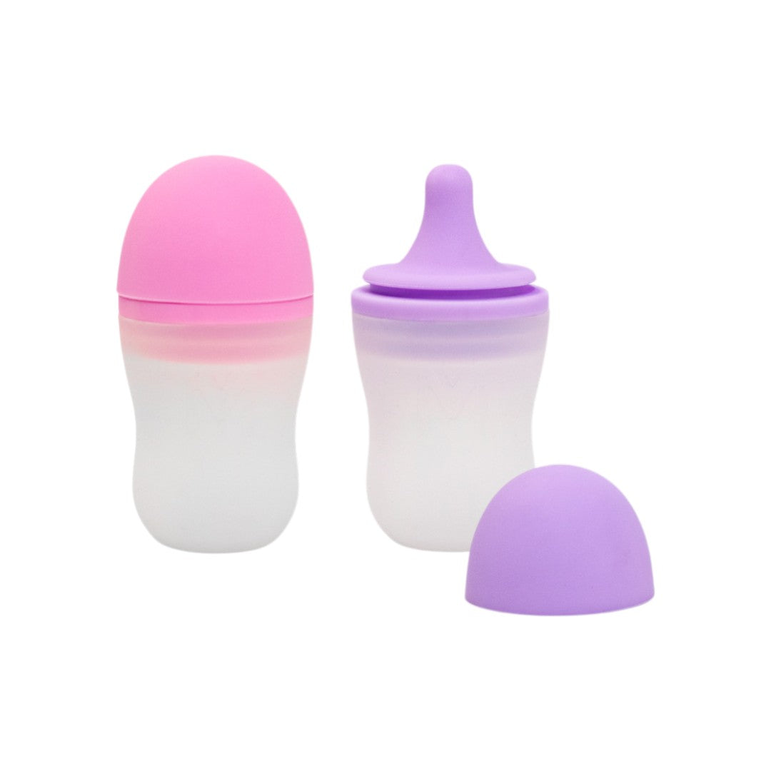 MontiiCo Silicone Sauce Bottle (2 Pack) - Floss & Lilac
