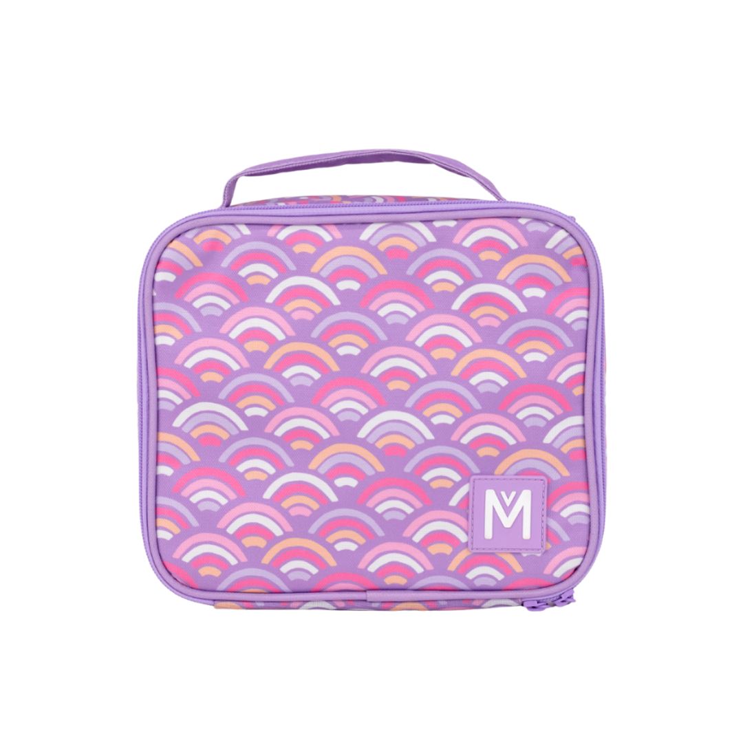 MontiiCo Medium Lunch Bag - Rainbow Roller
