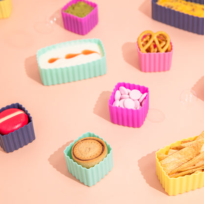MontiiCo Bento Cups Mixed  - Assorted Colours
