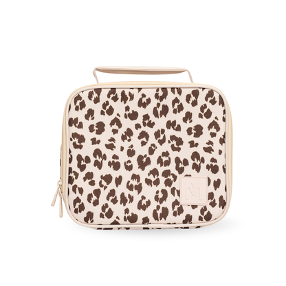 MontiiCo Medium Lunch Bag - Cream Leopard *PREORDER*