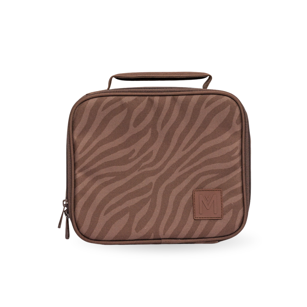 MontiiCo Medium Lunch Bag - Zebra