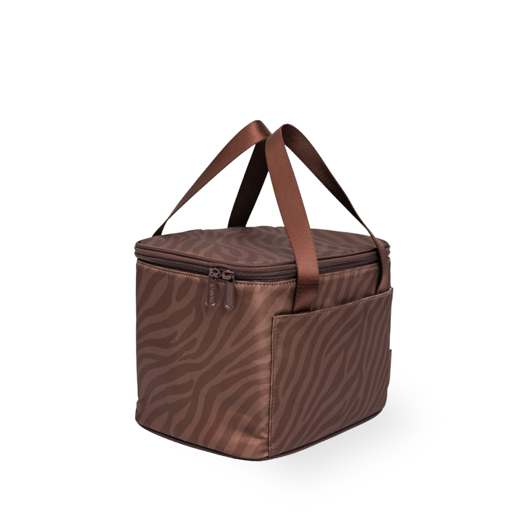 MontiiCo Insulated Cooler Bag - Zebra