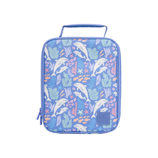 MontiiCo Insulated Large Lunch Bag - Dolphin Dreams *PREORDER*