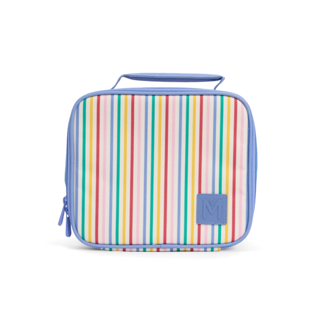 MontiiCo Medium Lunch Bag - Fruity Stripe