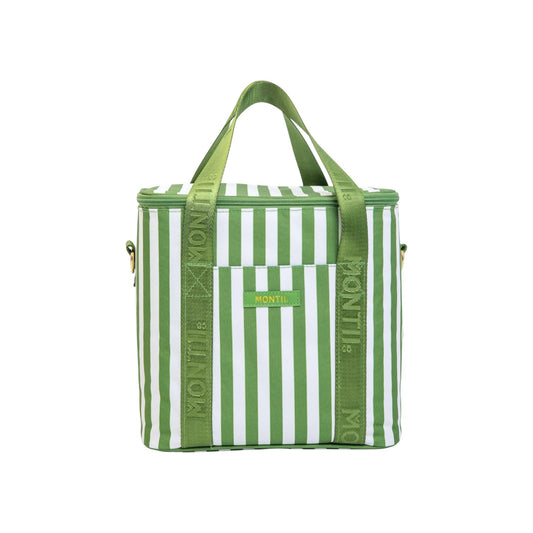 MontiiCo Insulated Midi Cooler Bag - Pickle Stripe *PREORDER*
