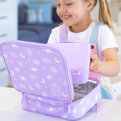 MontiiCo Medium Lunch Bag (Swaggies Collab) - Cosmic Bloom