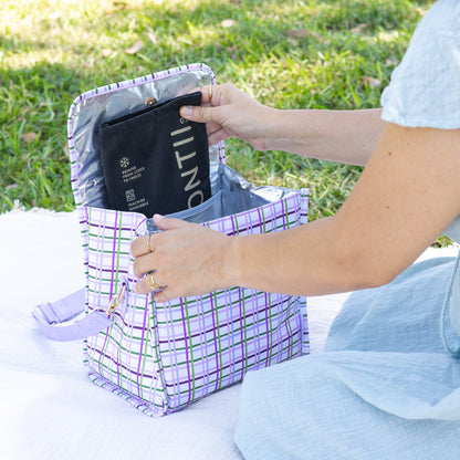 MontiiCo Insulated Lunch Carrier (New Size) - Berry Patch *PREORDER*