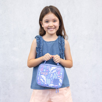 MontiiCo Mini Lunch Bag - Dolphin Dreams