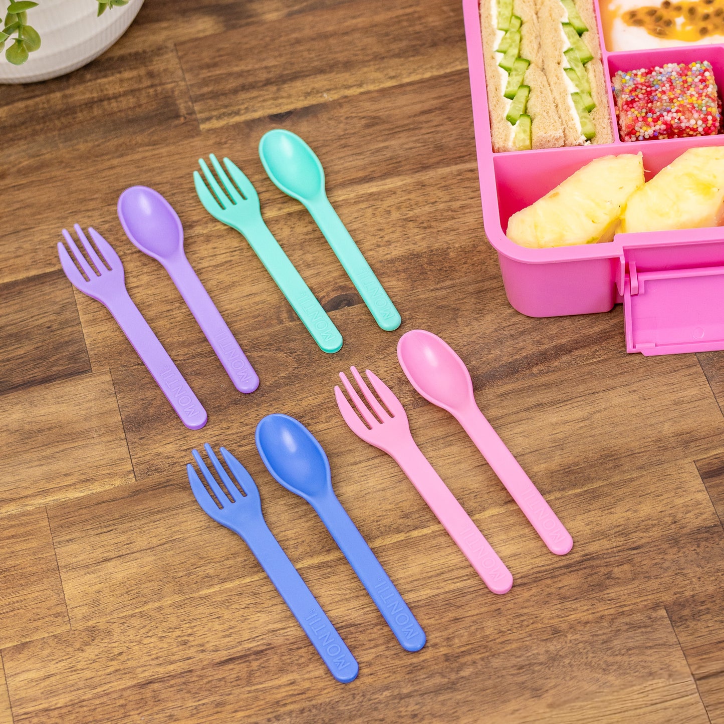 MontiiCo Out & About Cutlery Set - Assorted Colours