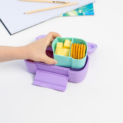 MontiiCo Snack Bento Tray - Assorted Colours