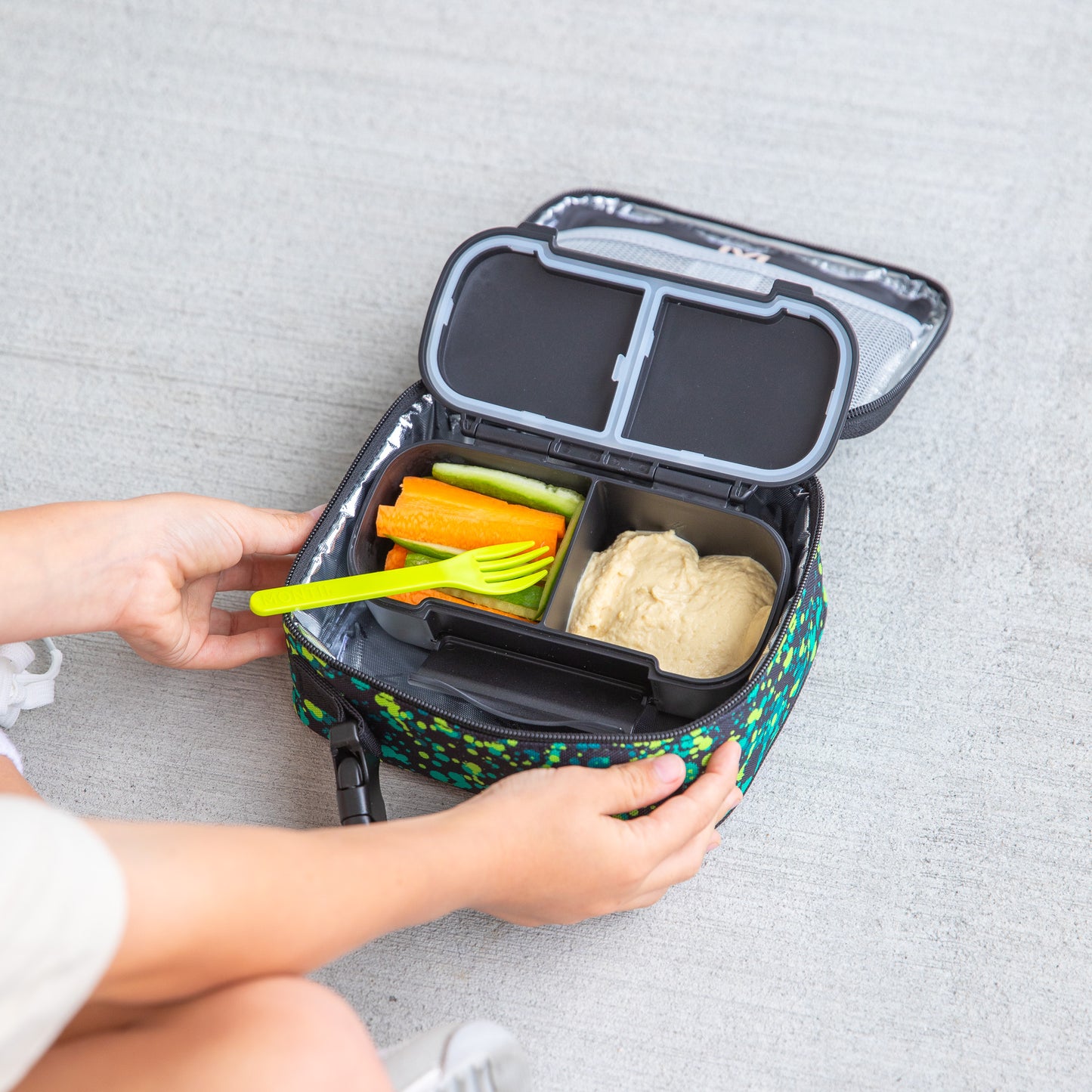 MontiiCo Snack Lunchbox - Assorted Colours