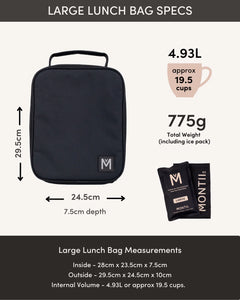 MontiiCo Insulated Lunch Bag - Wave Rider