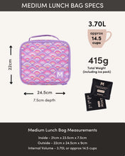 Load image into Gallery viewer, MontiiCo Medium Lunch Bag - Midnight