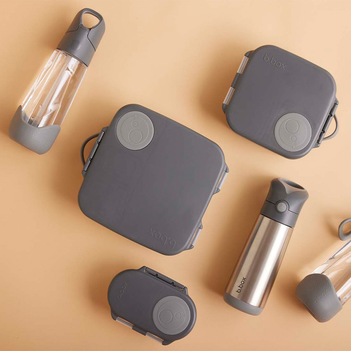 b.box Mini Lunchbox - Graphite