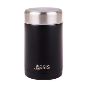 Oasis 450ml Stainless Steel Food Flask - Choice of 7 Colours