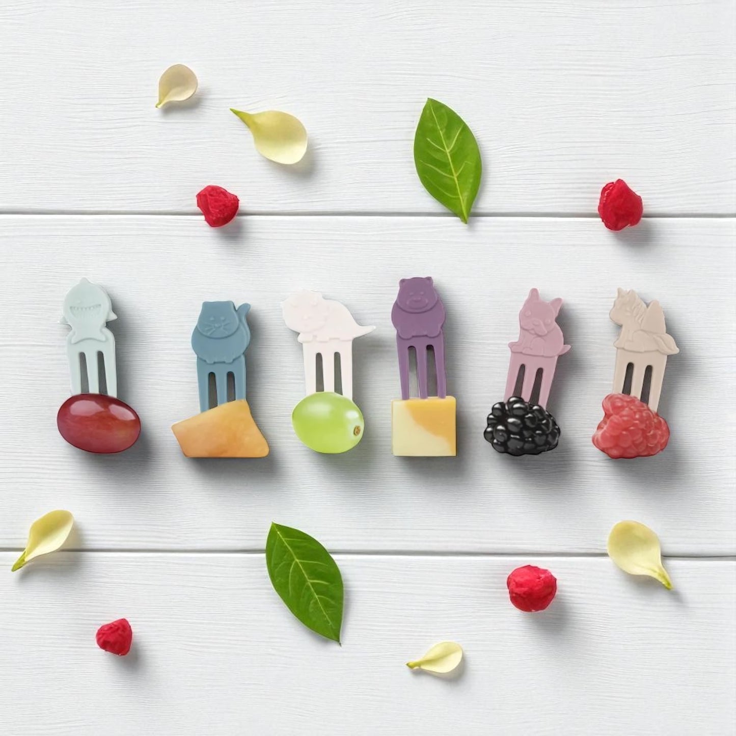 Melli Luxe Food Picks / Forks - Animals