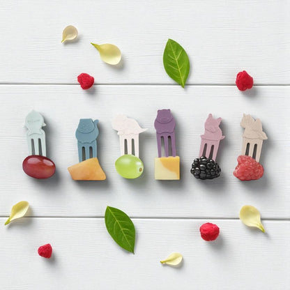 Melli Luxe Food Picks / Forks - Animals
