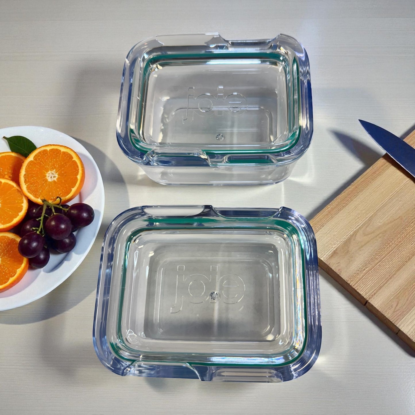 Joie Clear Lunch Snack Box - 2 Pack