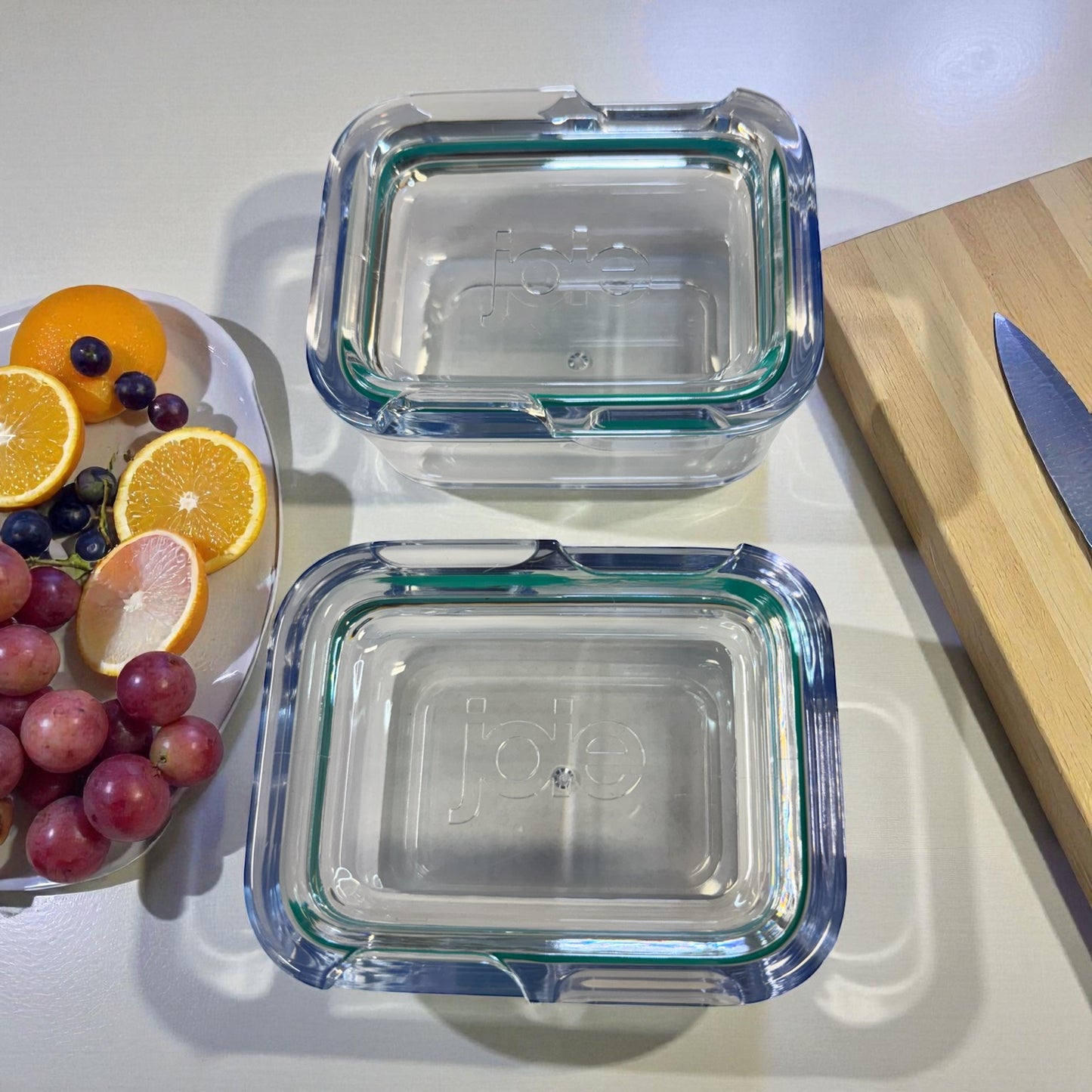 Joie Clear Lunch Snack Box - 2 Pack