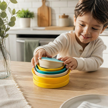 Melii Food Storage Containers with Silicone Lids - 6 Pack