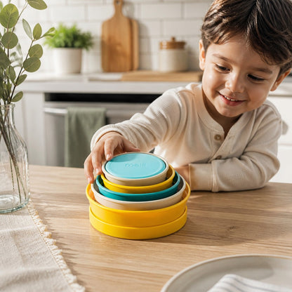 Melii Food Storage Containers with Silicone Lids - 6 Pack