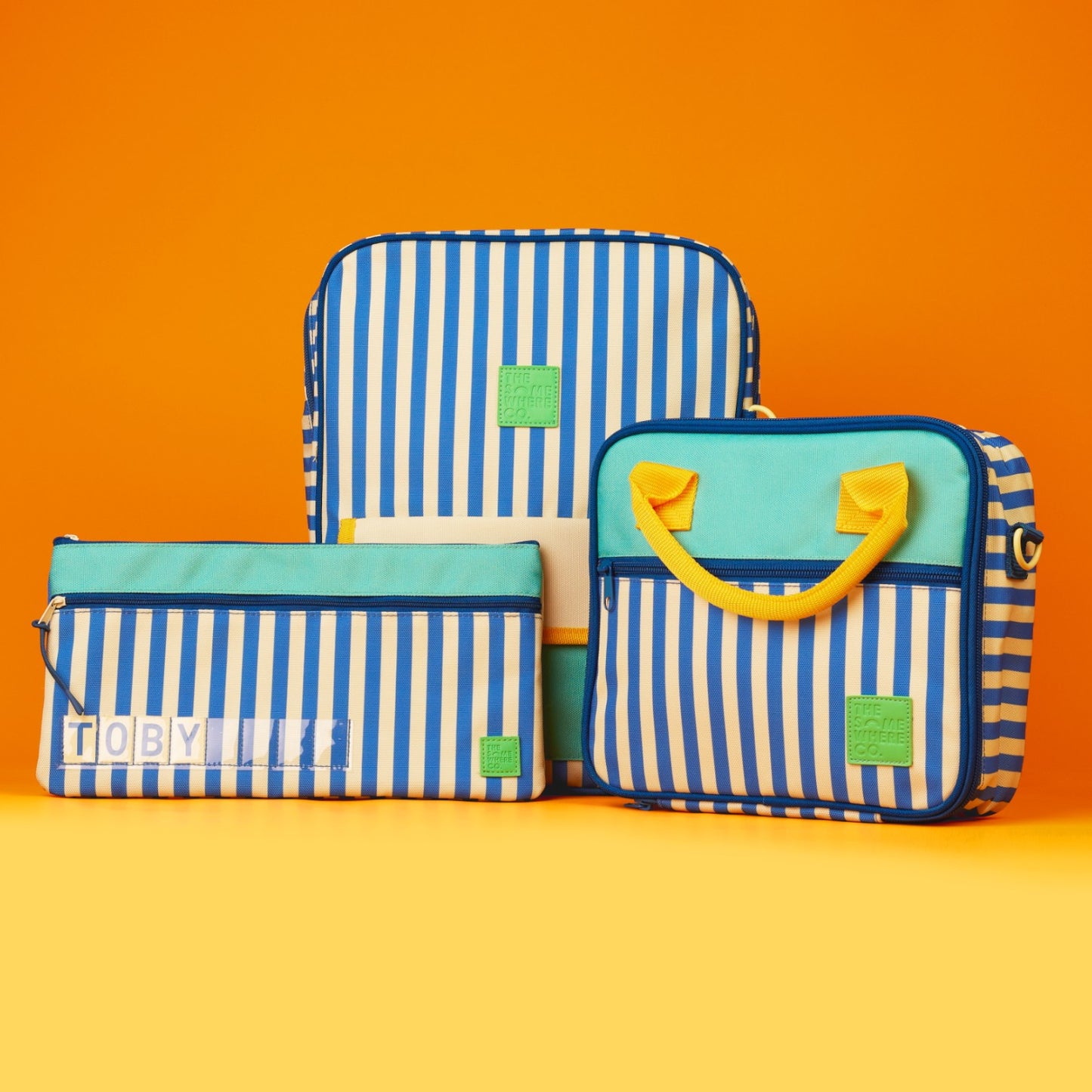 The Somewhere Co Mini ID Pencil Case - Sun Dash