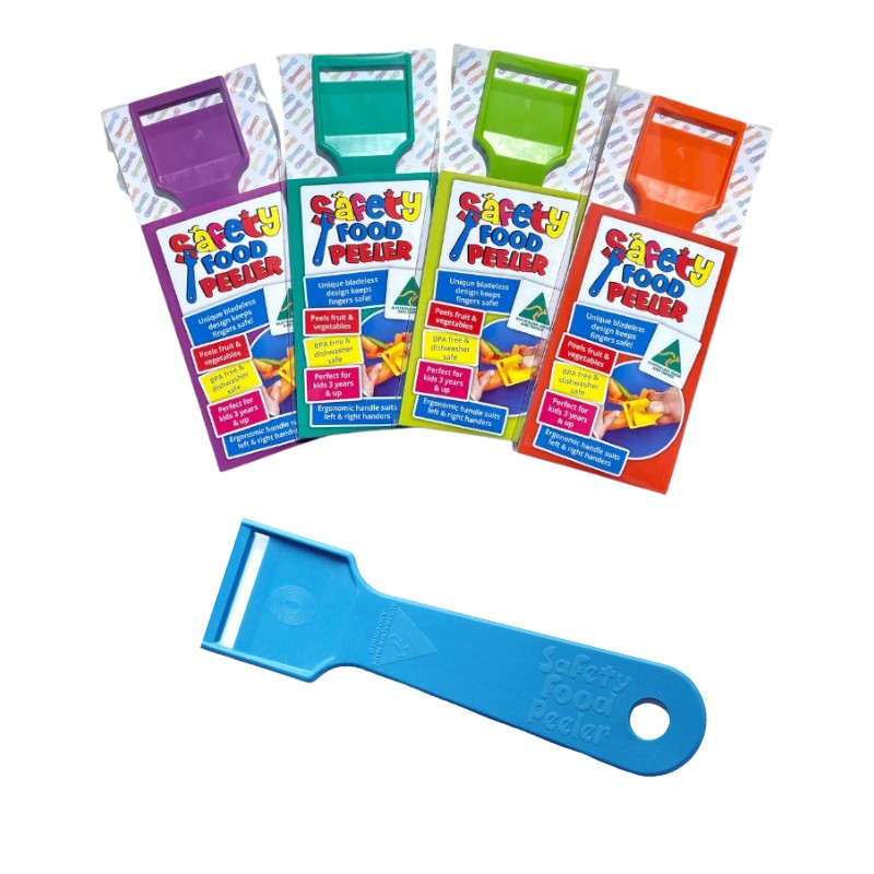 Kiddies Safety Food Peeler - Assorted Colours
