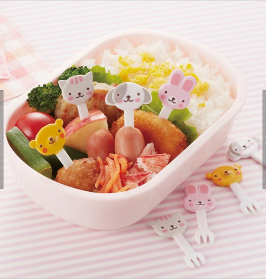 Torune Food Picks / Forks - Bunny, Bear, Dog & Cat