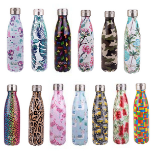 Oasis 500ml Stainless Steel Insulated Drink Bottle - Assorted Colours/Patterns